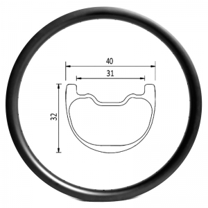 карбоновый обод 29 для скоростного спуска
